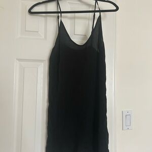 Black Strappy Slip Dress